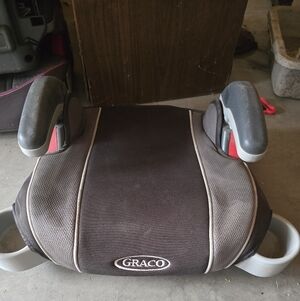Graco Gray Booster Car Seat - Comfortable Kids Seat